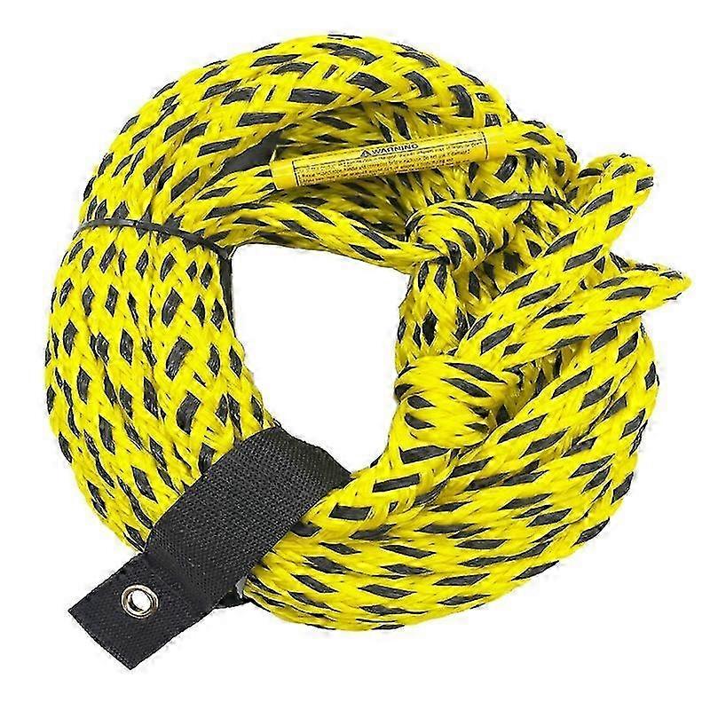 Yellow Black Floating Tow Rope 60ft