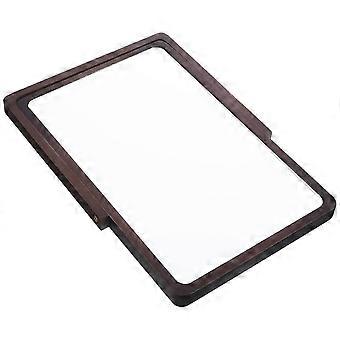 Wooden Single-Side Desktop Makeup Mirror, Stable Tabletop Vanity Mirror for Home Daily Use, 1 Piece