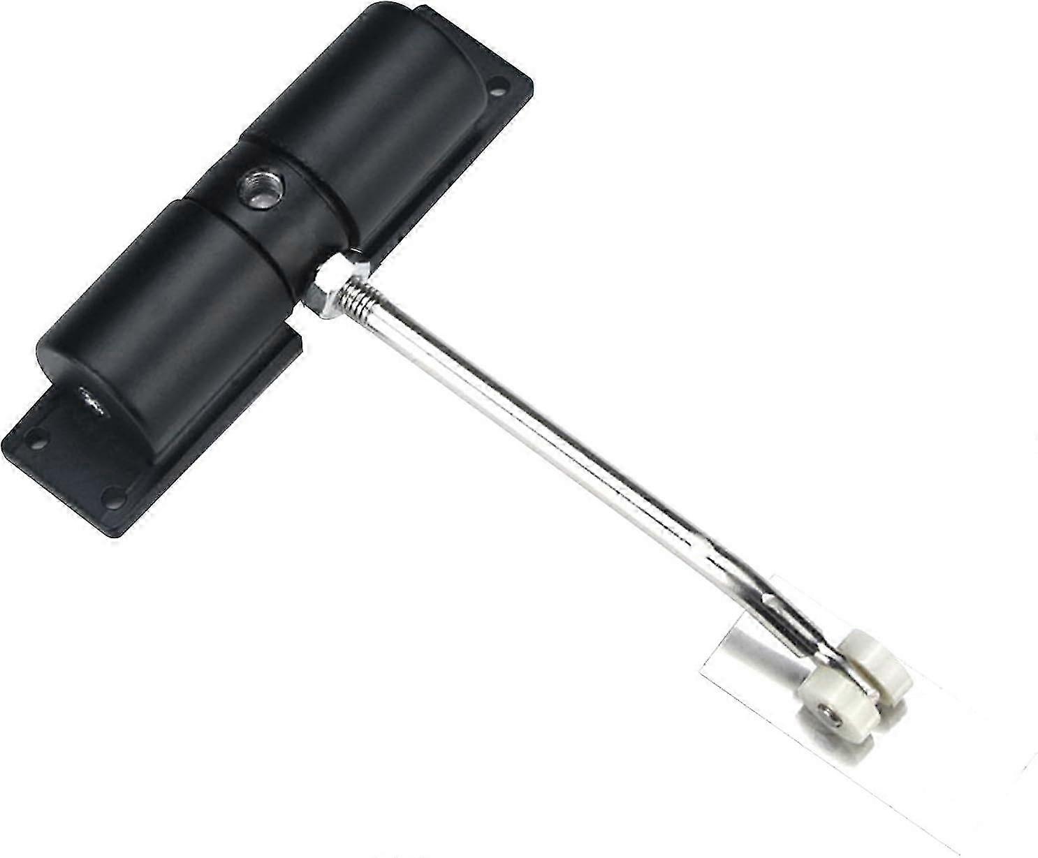 Adjustable Spring Automatic Door Closer compatible with Fire Door (Black)
