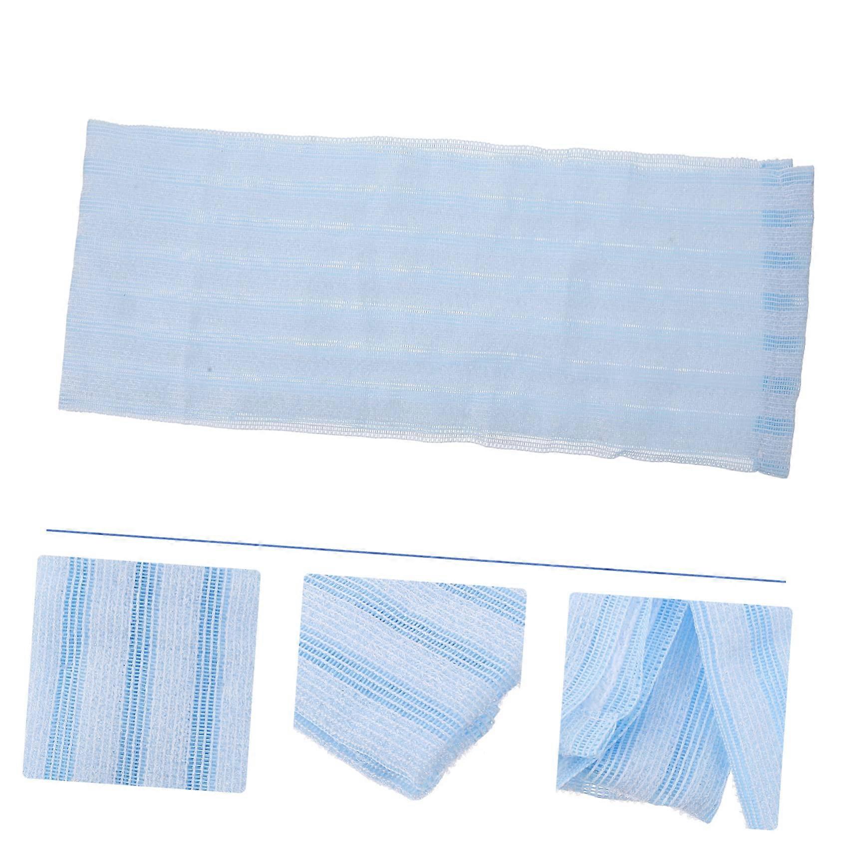 Double Sided Back Scrubber for Shower with Exfoliating Strap, Quick Drying and Durable Handles