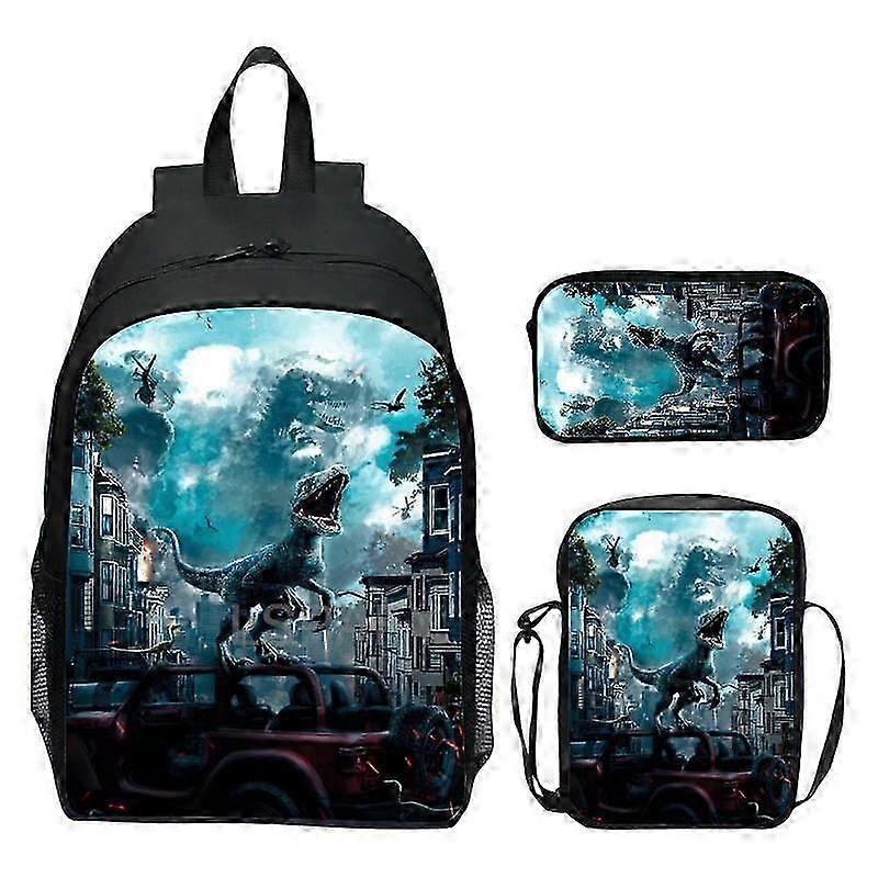 16 Inch Cartoon Dino Softback Backpack