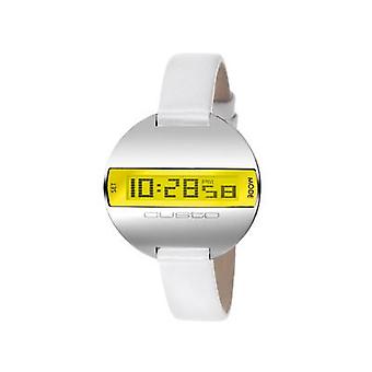 Custo on time digital friend watch for Women Digital Quartz with Cowskin Bracelet CU015601