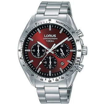Lorus esporte homem relógio de quartzo analógico homem com pulseira de aço inoxidável RT337HX9