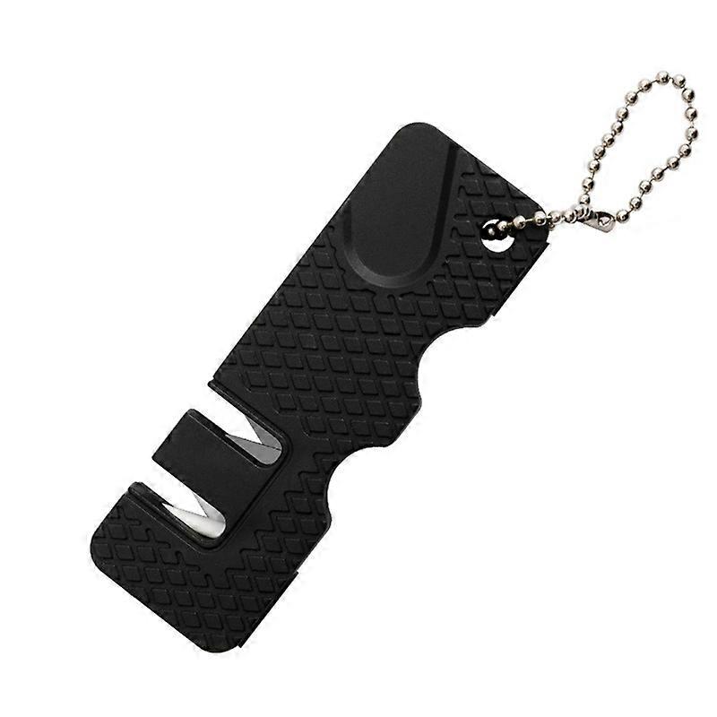 Portable Knife Sharpener Folding Diamond Double-sided Fan Shape Knife Scissors Sharpening Stone Kitchen Ceramic Sharpening