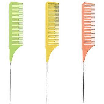 3 Größen Strähne Kamm Haarfärbe Färbebürsten Professionelle antistatische Friseur kamm Zähne