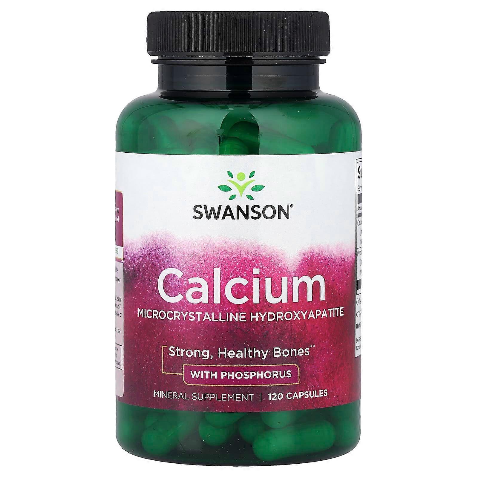 Swanson, Calcium, 120 Capsules