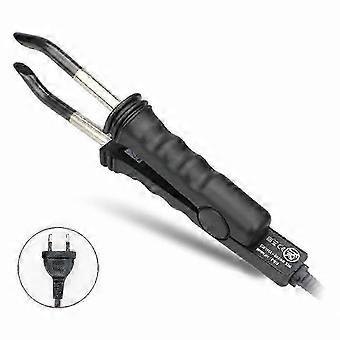 Salon Use Keratin Bonding Hair Extension Iron, Tefulong Heating Plate, Adjustable Temperature Settings, 2.5m Cord, EU Plug Option, Black