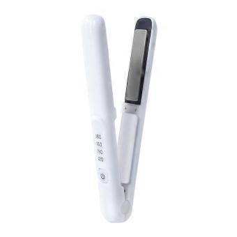 Wireless Electric Hair Straightener Curler Easy Carrying Flat Iron Heating Curler for Home/Hotel/Dormitory-lsy