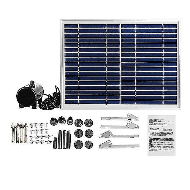 نافورة الطاقة الشمسية 15W الألواح الشمسية + فرش مضخة المياه كيت مع بطارية التحكم عن بعد لحديقة بركة حمام الطيور