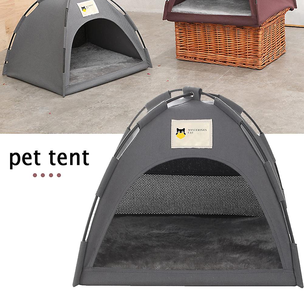 Detachable Pet Tent with Cushion Washable Comforable Cat Dog Teepee House