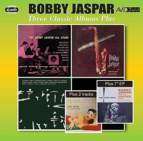 ボビー・ジャスパー - Three Classic Albums Plus (Bobby Jaspar All Stars / Tenor & Flute / Interplay For 2 Trumpets & 2 Tenors) [CD]