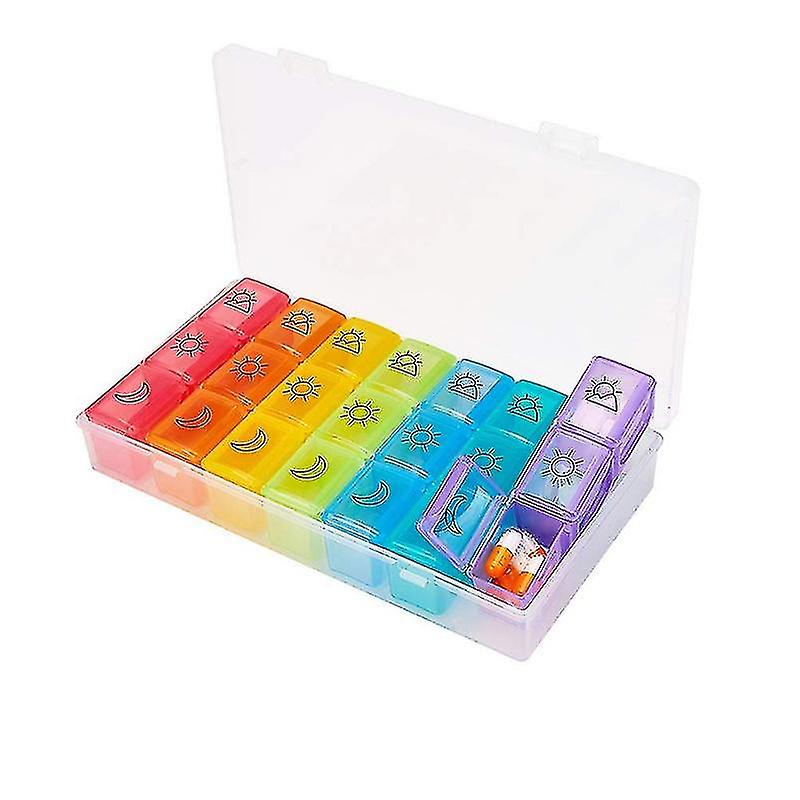 21 Cell Family Portable Medicine Box