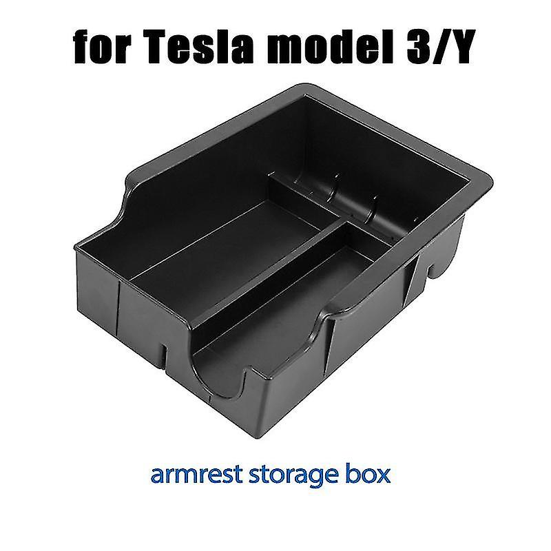 For Tesla 3 Y 2021 2022 Center Console Central Armrest Stora Box Usb Type-c Port Hub Container Izer Car Accessories