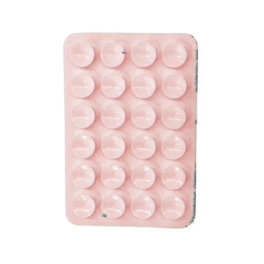 5pcs Silicone Suction Phone Case Adhesive Mount, For Iphone & Android Cellphone Case Compatible, Hands-free Mobile Accessory Holder