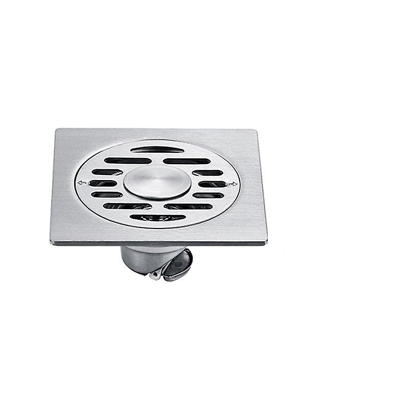Square copper and brass shower floor drain with filter removable cover-A1