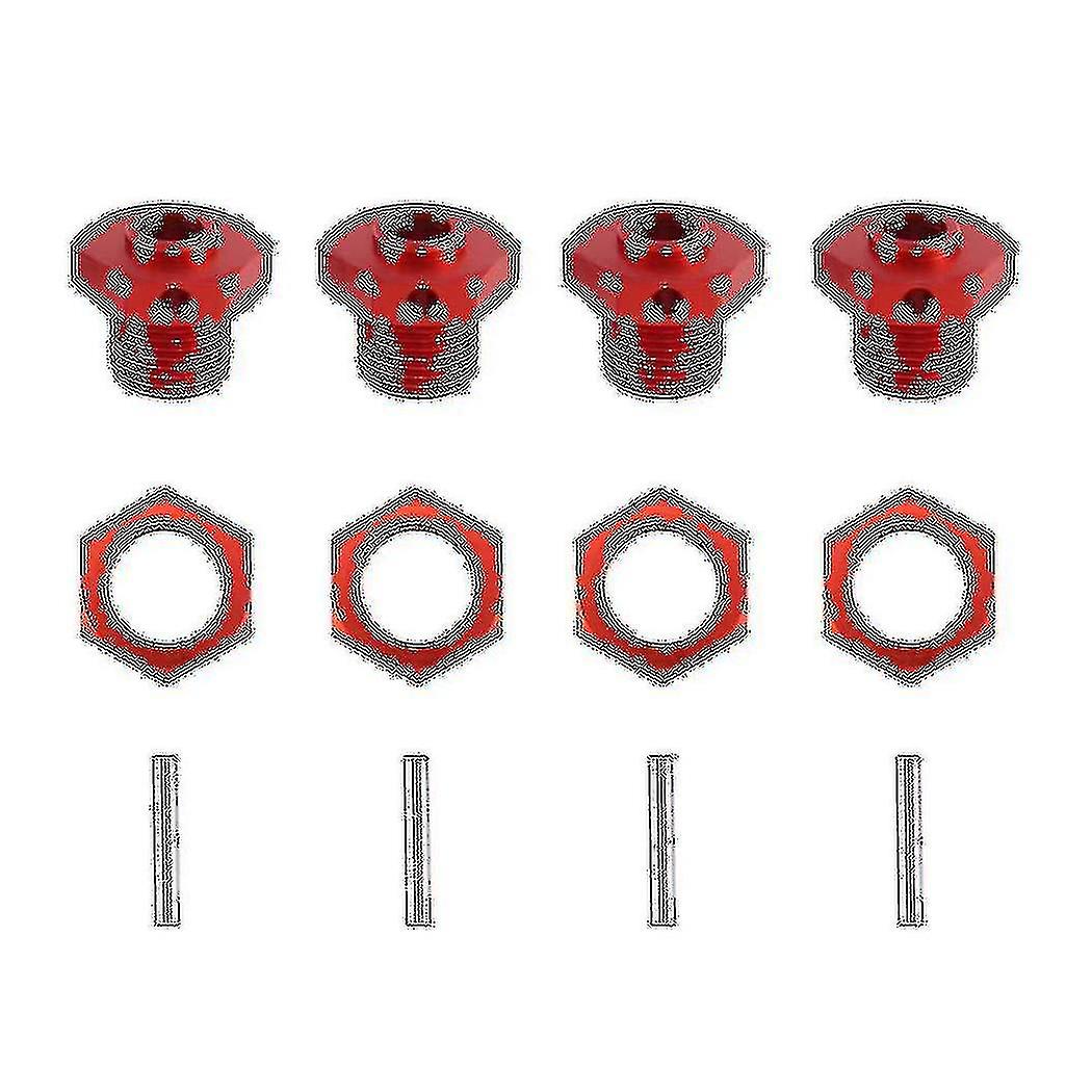 Metal 17mm Wheel Hex Hub Adapter With Nut For Arrma 1/8 3s 1/10 Big Rock V3 Rc Car Upgrade Parts,re