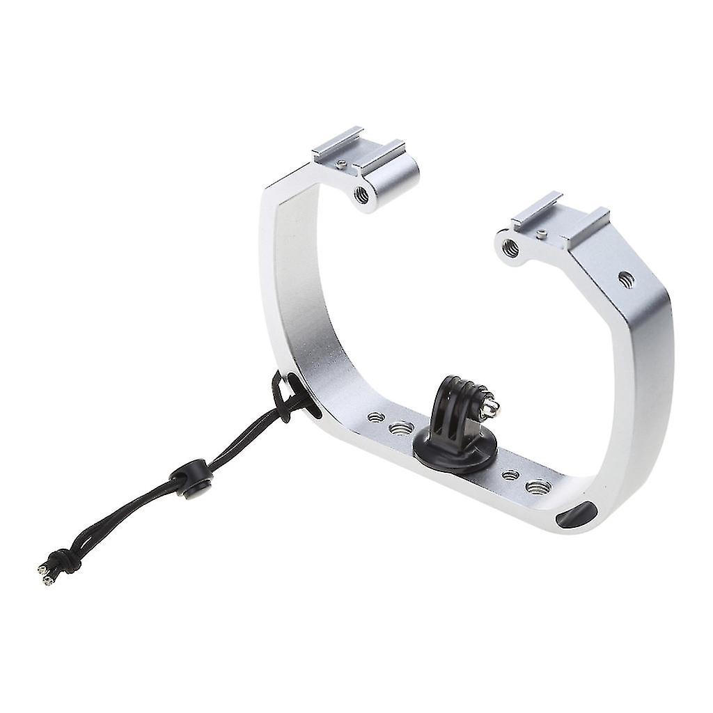 Double-arm Tray Support Stabilizer Holder Compatible With Go Pro Action Camera