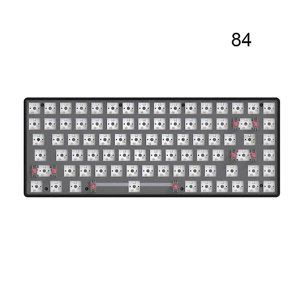 Mechanical Keyboard Bluetooth 2.4g Wireless Customized White Backlight Hot Swap