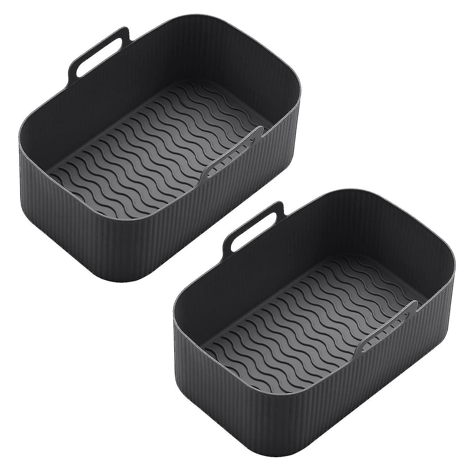 Pentola in silicone da 2 pezzi per friggitrice Friggitrice in silicone