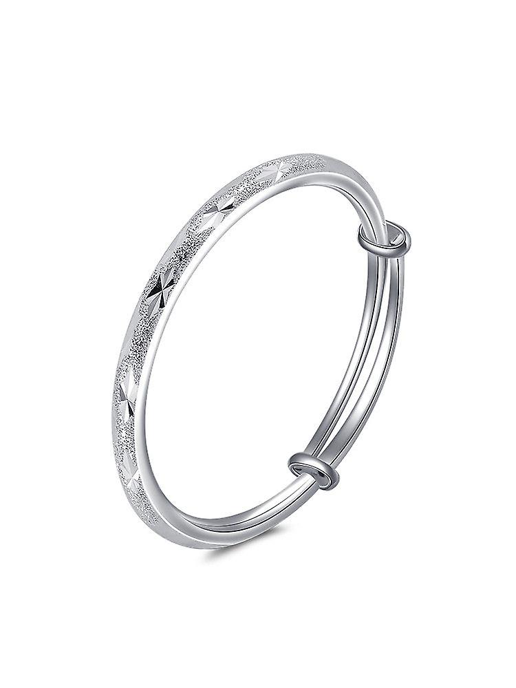 Push-pull Adjustment Silver Bracelet