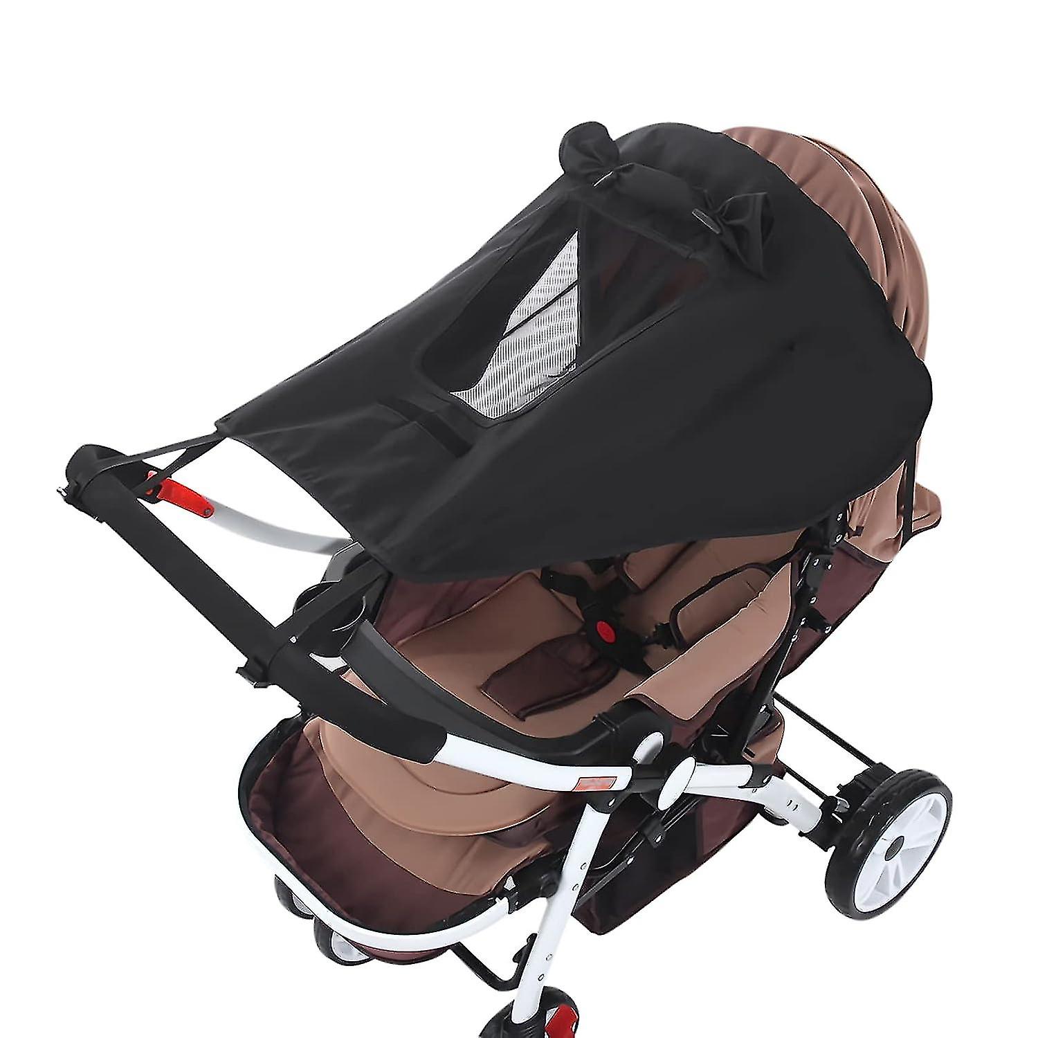 Stroller Sun Shade For Baby,universal Waterproof Stroller Sunshade Cover Anti-uv With Viewing Window For Stroller