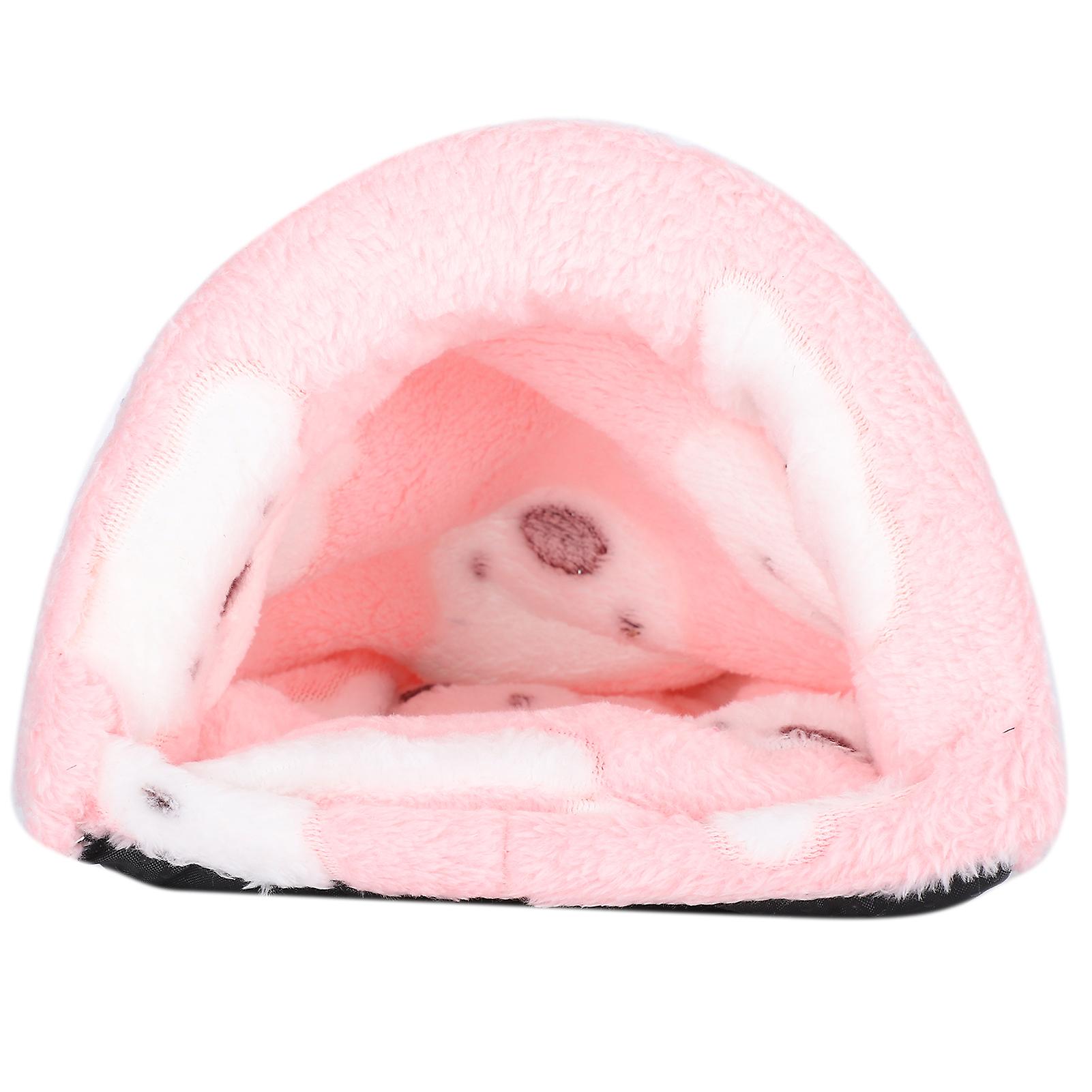 Pet Bed, Warm House, Hamster Squirrel, Pink