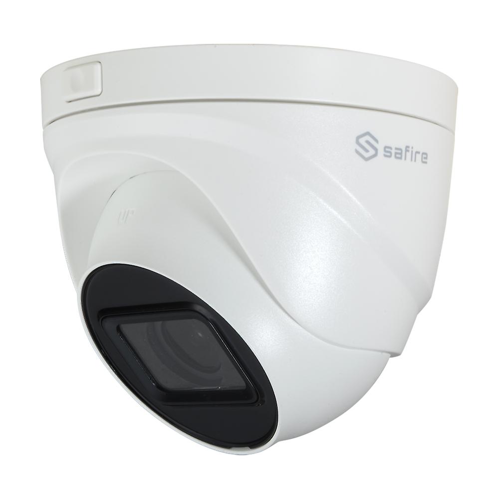 IP Safire Dome Camera - 4 Megapixel (25601440) - 2.8~12 mm Motorised Varifocal Lens  - Compression H.265/H.265/H.264/H.264 - WDR 120 dB - Weatherproof