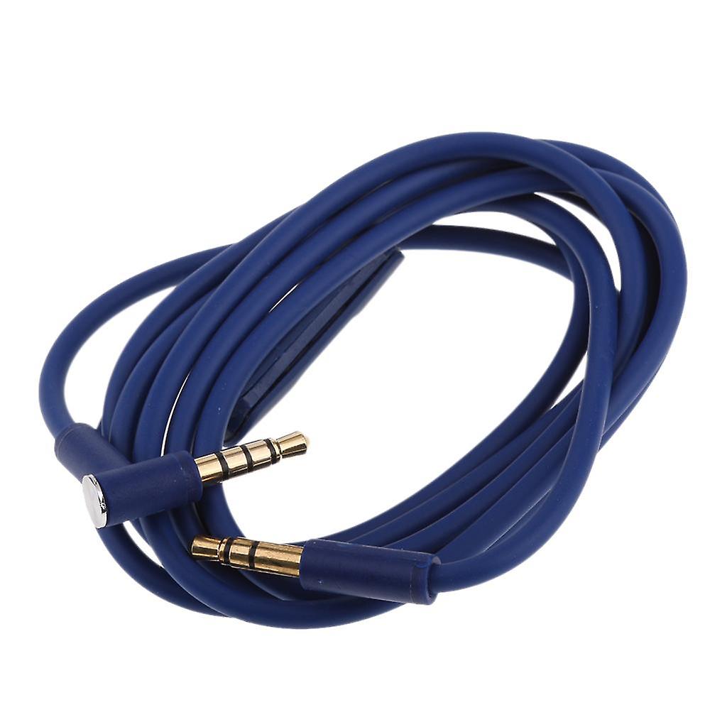 Cabo de Áudio de Substituição com Microfone para Beats by Dr. Dre Headphone vermelho