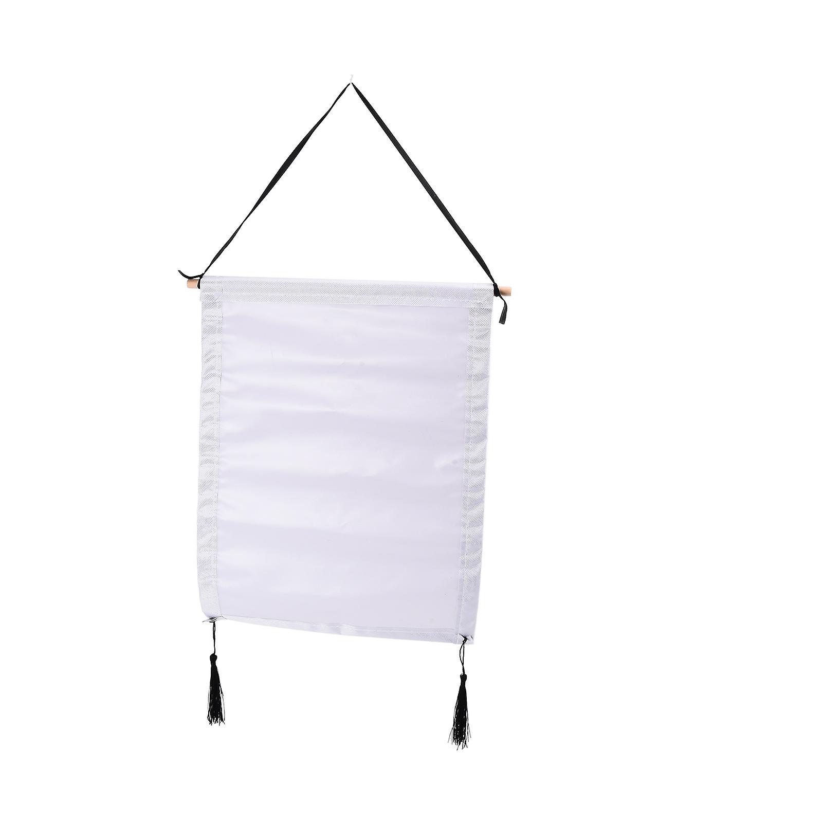 30x40cm Hanging Frame White PU Leather Canvas Home Decor