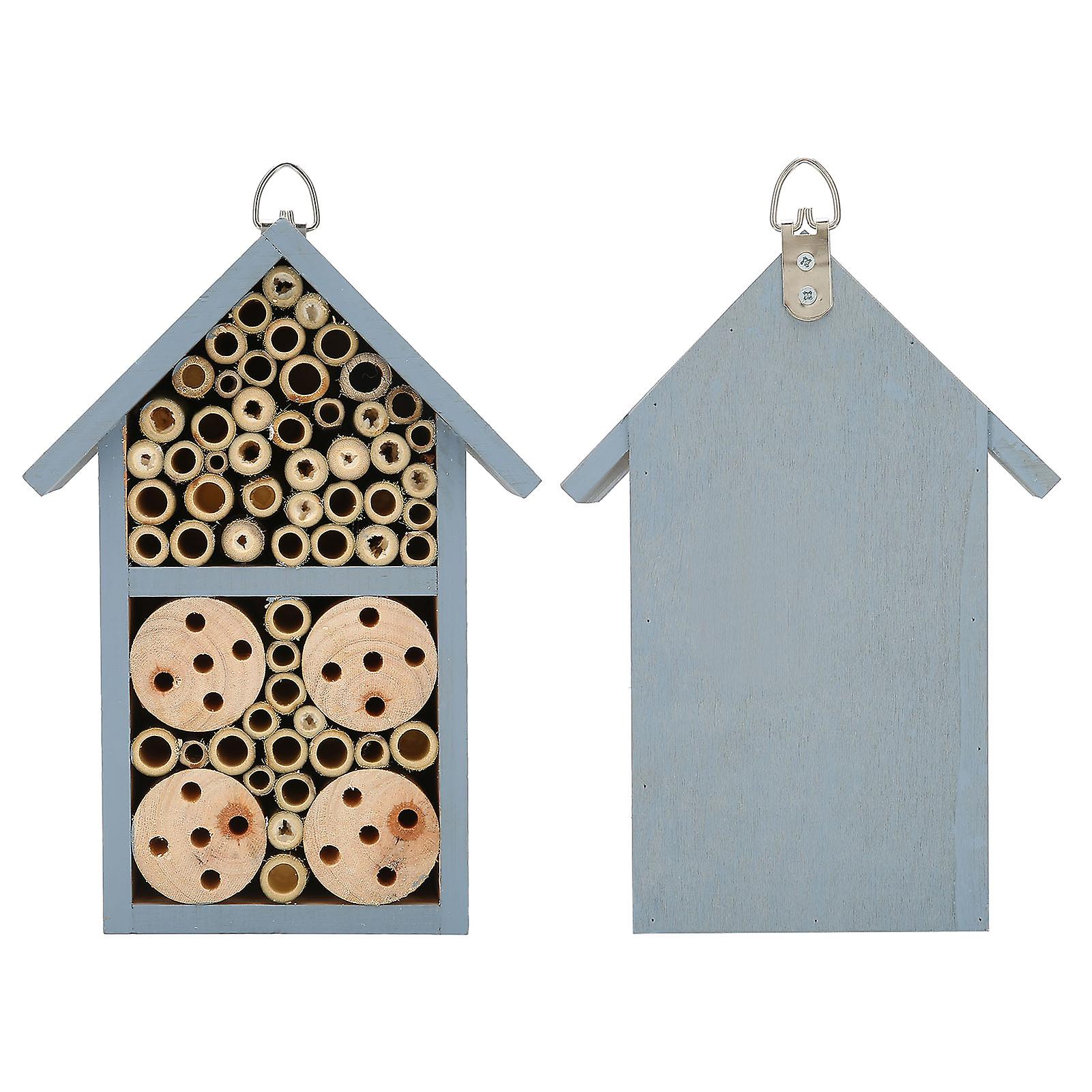 Maison à insectes en bois, hôtel à insectes suspendu, abri pour papillons, abeilles, fournitures de jardin