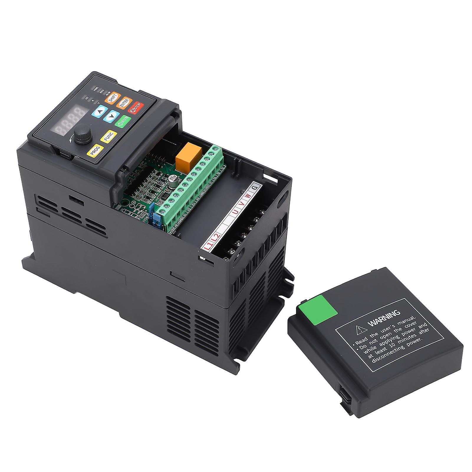 Variable Frequency Drive VFD 1 Phase 220‑240V Input 2.2KW Output 1 In 3 Out PWM Control 