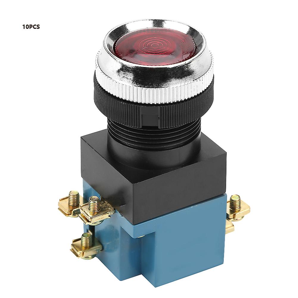 Automatic reset flat head button switch with light multi - function in one key, quick reset