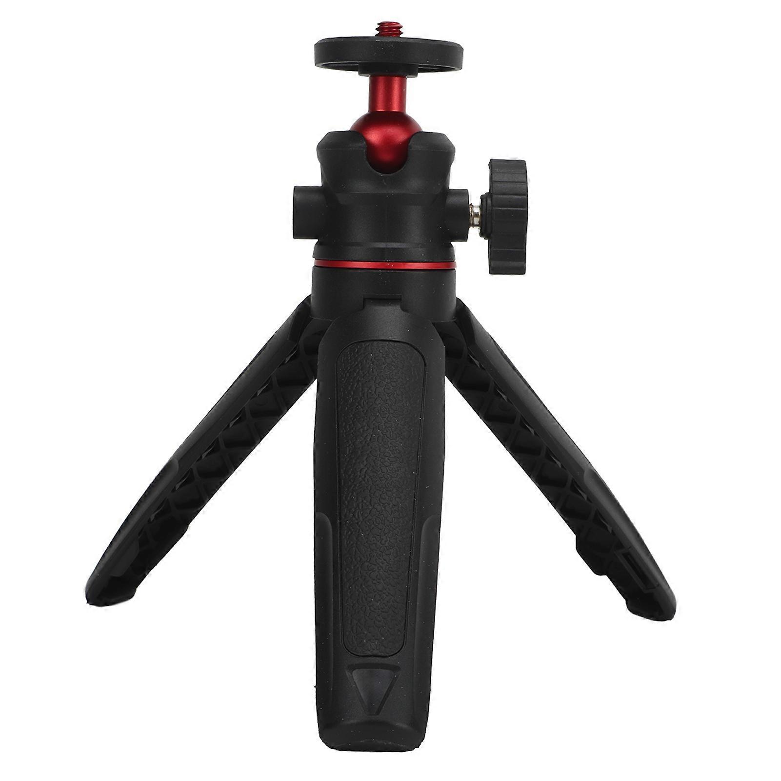 Desktop Camera Tripod with Non Slip Silicone Pad Multifunctional 1/4in Interface Tabletop Phone Stand Holder 