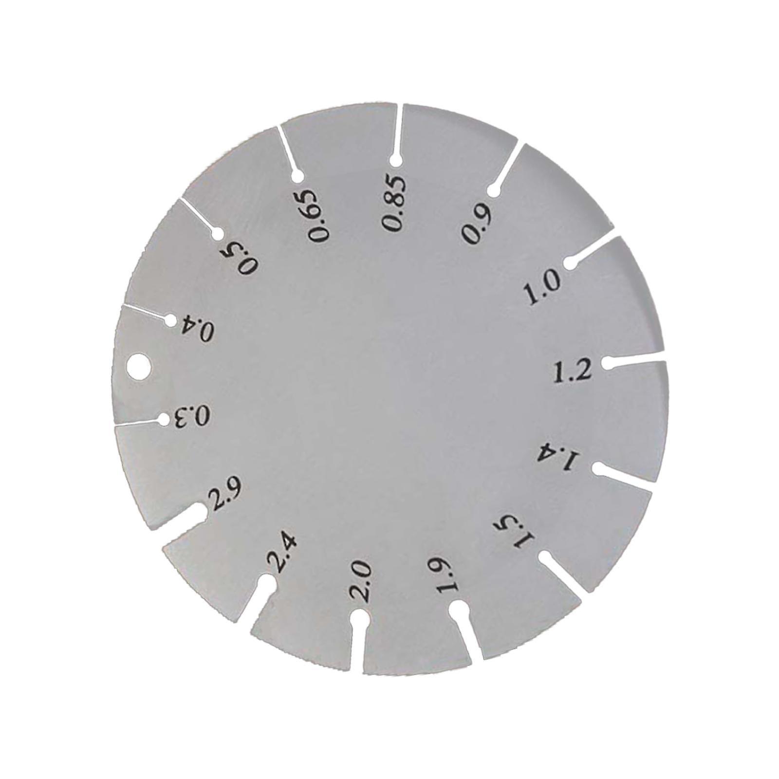 Wire Gauge Measuring Round Wire Cable Sheet Gage Measuring Tool Welding Tool