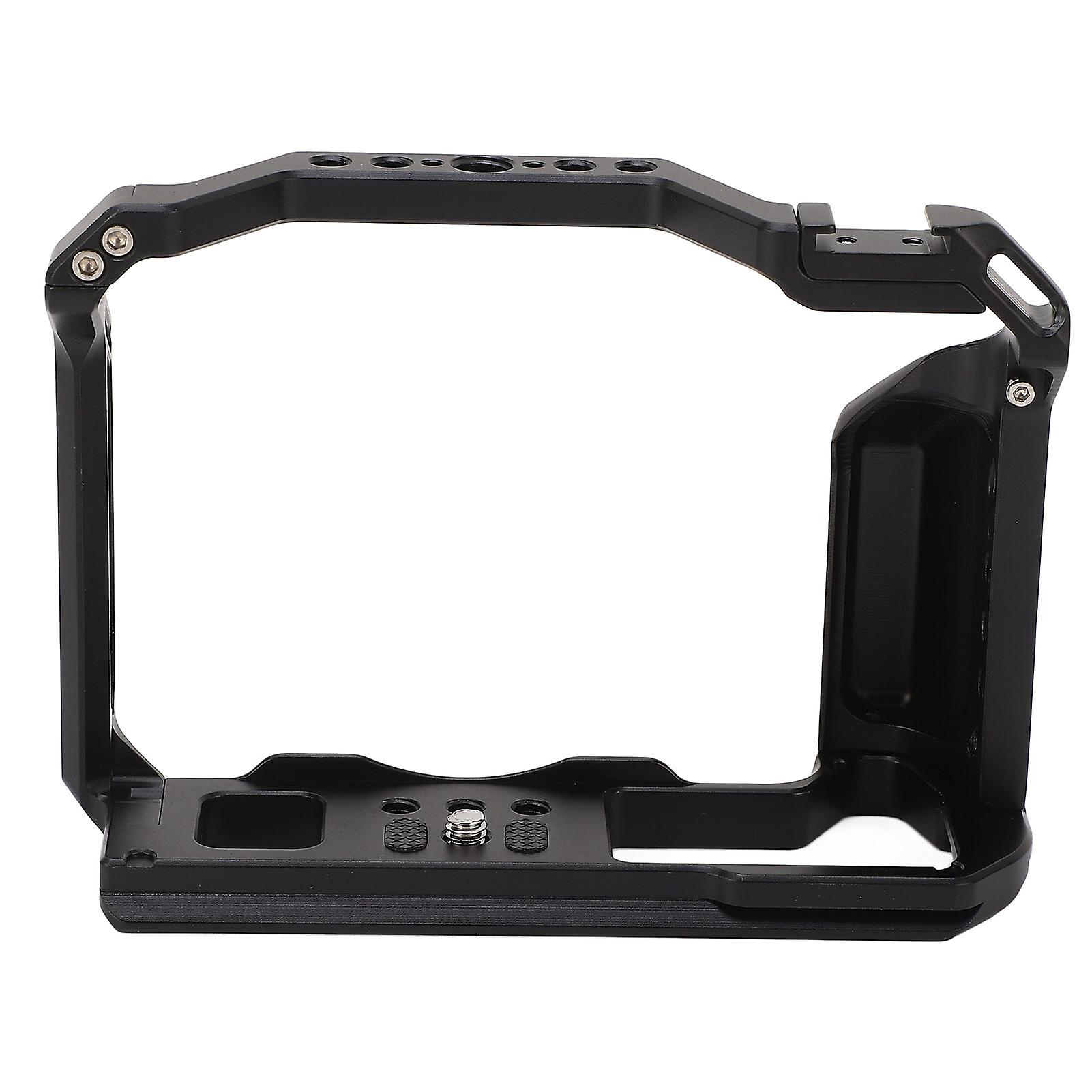 Camera Video Cage Handheld Camera Rig Quick Mount With 1/4 3/8 Threaded Holes Cold Shoes For Fujifilm XT5 Camera 