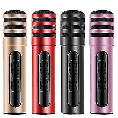 Pink Live Song Recording, Sound Card Microphone, Mobile Phone And Computer Compatible Microphone Az10792