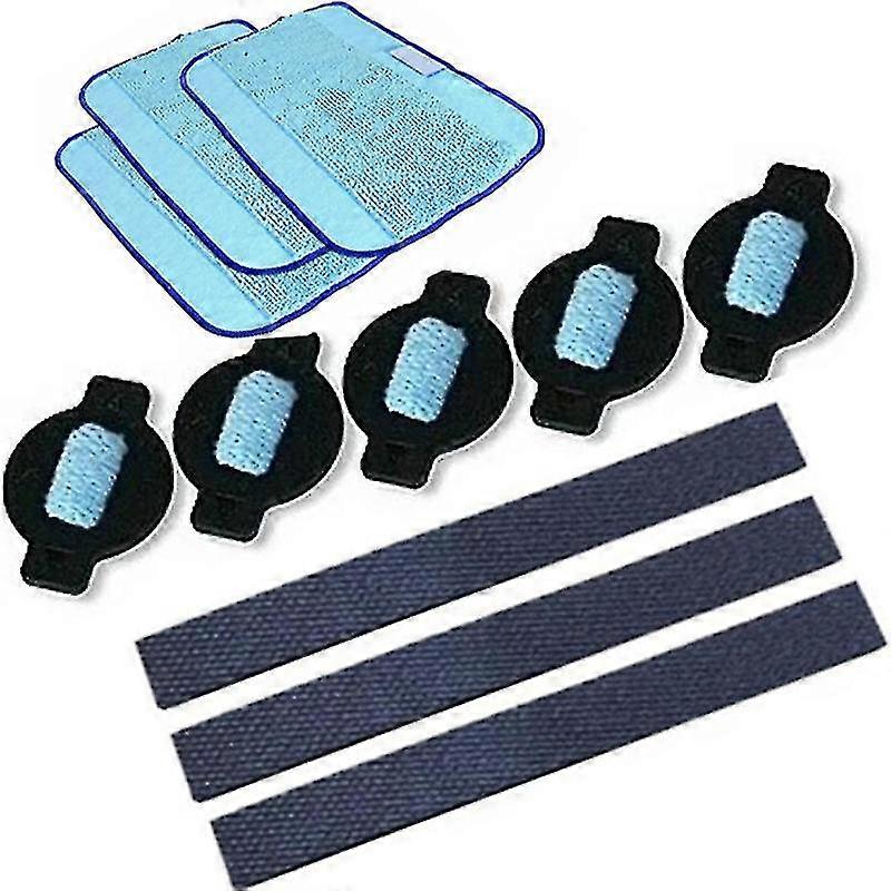 11pcs/lot Robot Wheel Tire Mop Cloth Water Cap Replacment For Braava 320 380 381 380t 390 390t Mint-YuJia