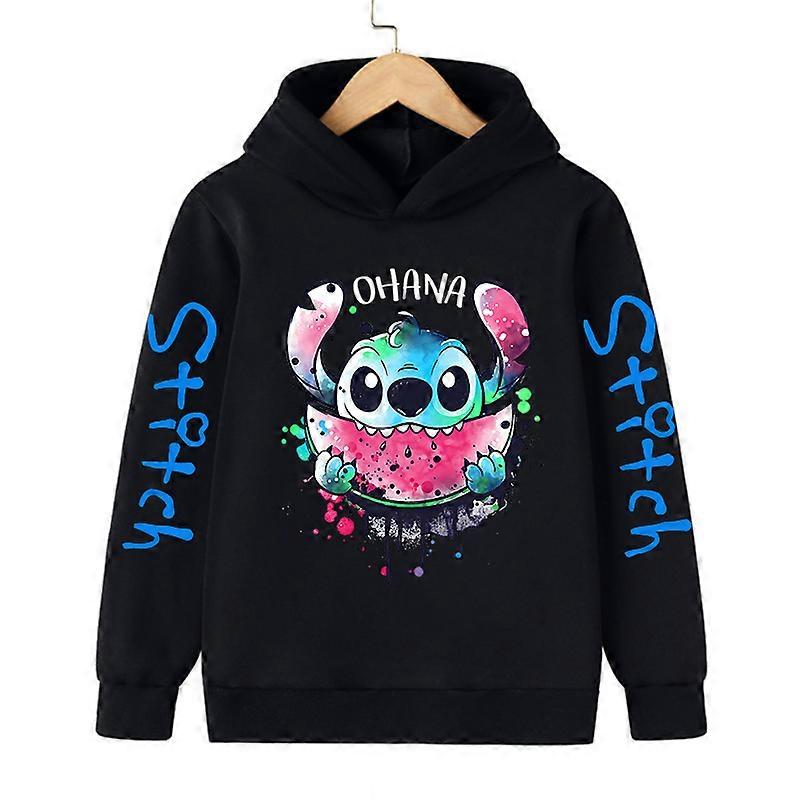 Cool Stitch Hoodie Children Cartoon Clothes Kid Girl Boy Lilo and Stitch Sweatshirt Manga Hoody Baby Casual Top