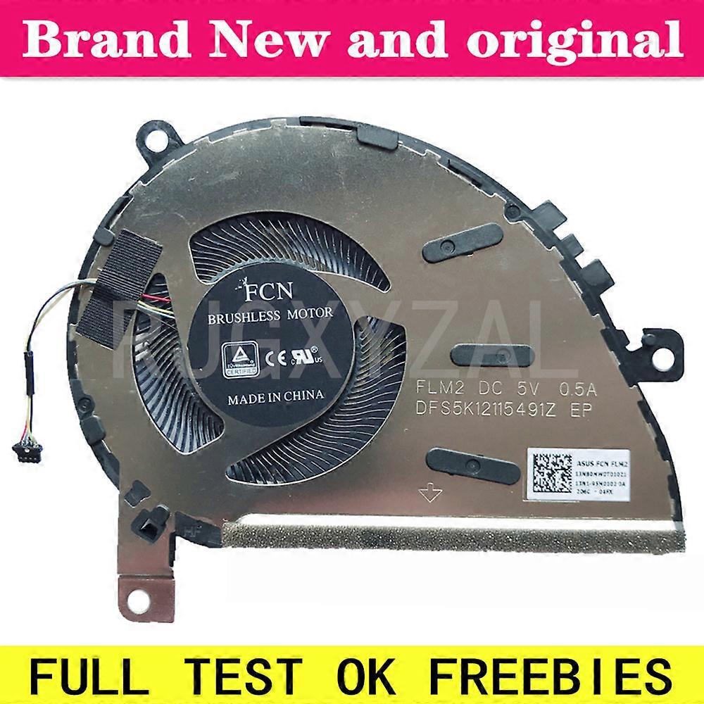 كمبيوتر محمول وحدة المعالجة المركزية مروحة تبريد كمبيوتر محمول مبرد ل DFS5K12115491 FLM2 ل ASUS ZenBook UX463F UX434 13NB0MW0T03011 13NB0MW0T0 SZRH AF