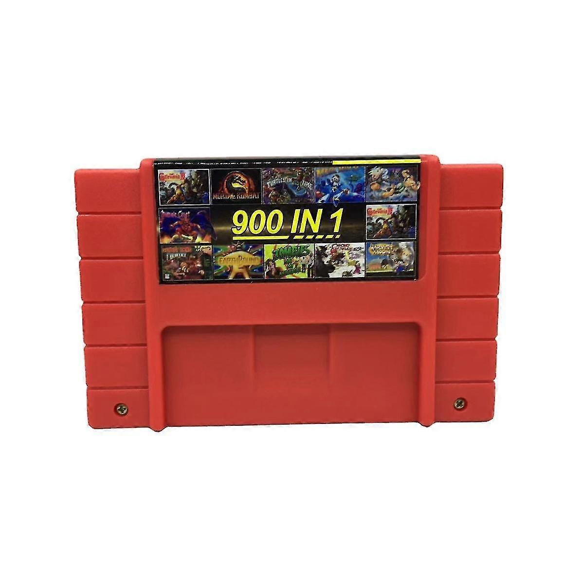 Super Diy Retro 900 en 1 Pro Game pour carte console de jeu 16 bits, rouge
