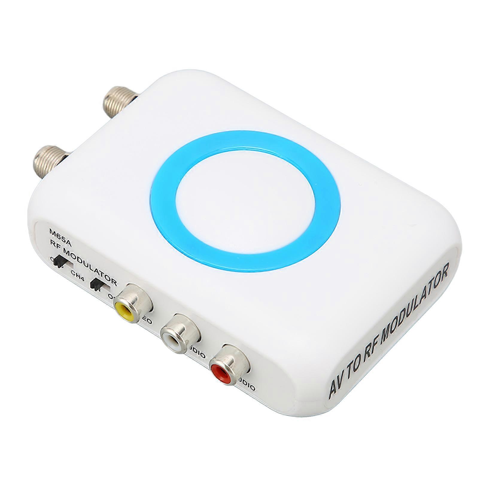 M65ANTSC RF Modulator Support AV Output Professional HD VHF Demodulator Converter for CATV System