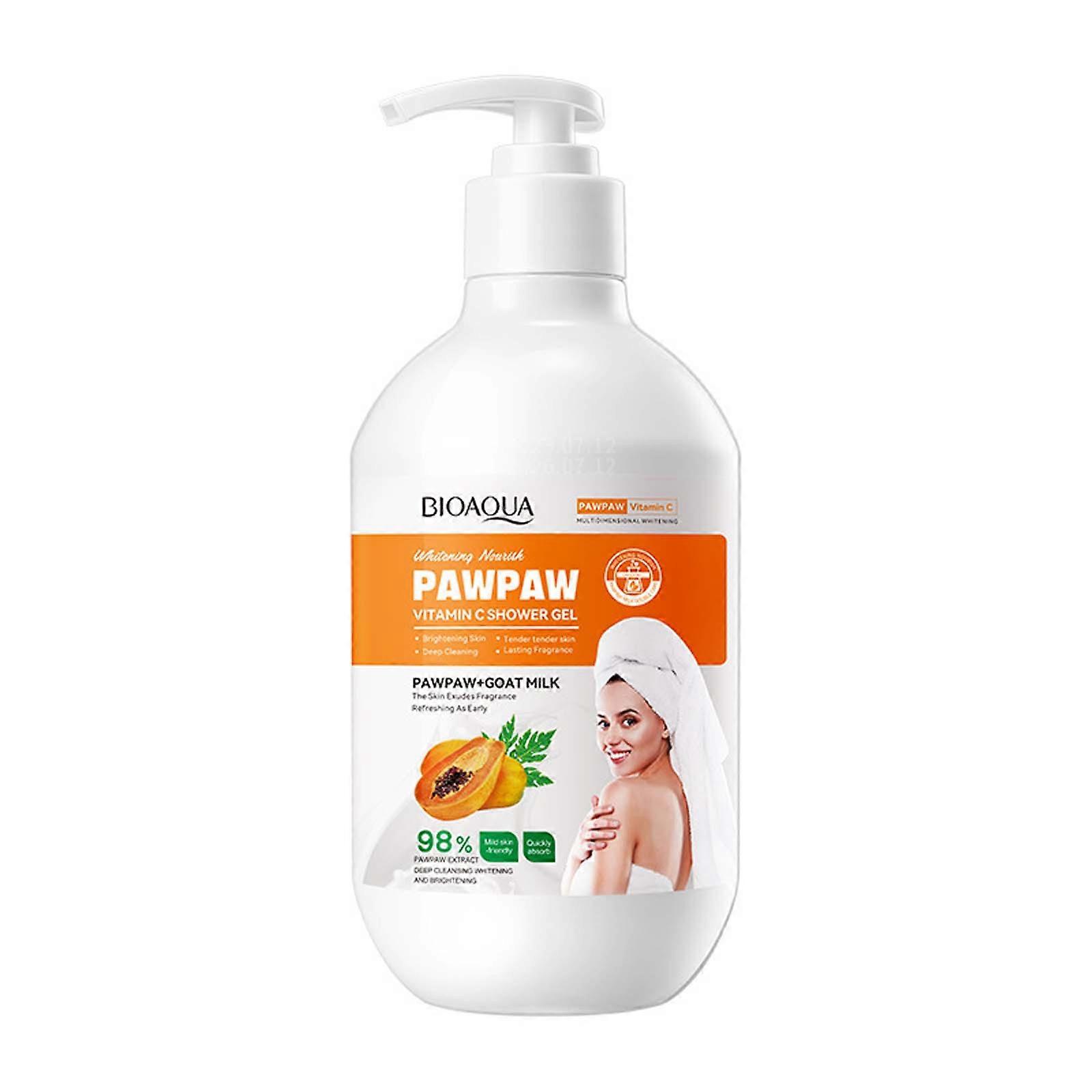 Papaya Vitamin C Aufhellendes und nährendes Duschgel.