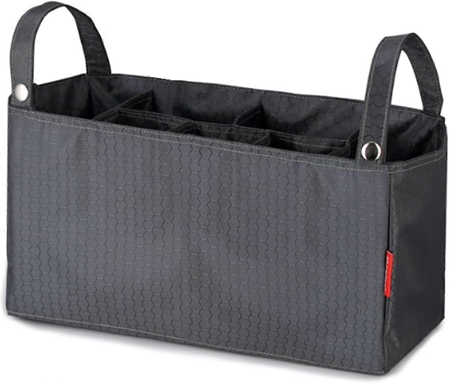 Pushchair buggy organiser for pushchairs,universal multifunctional storage bag,large capacityblack