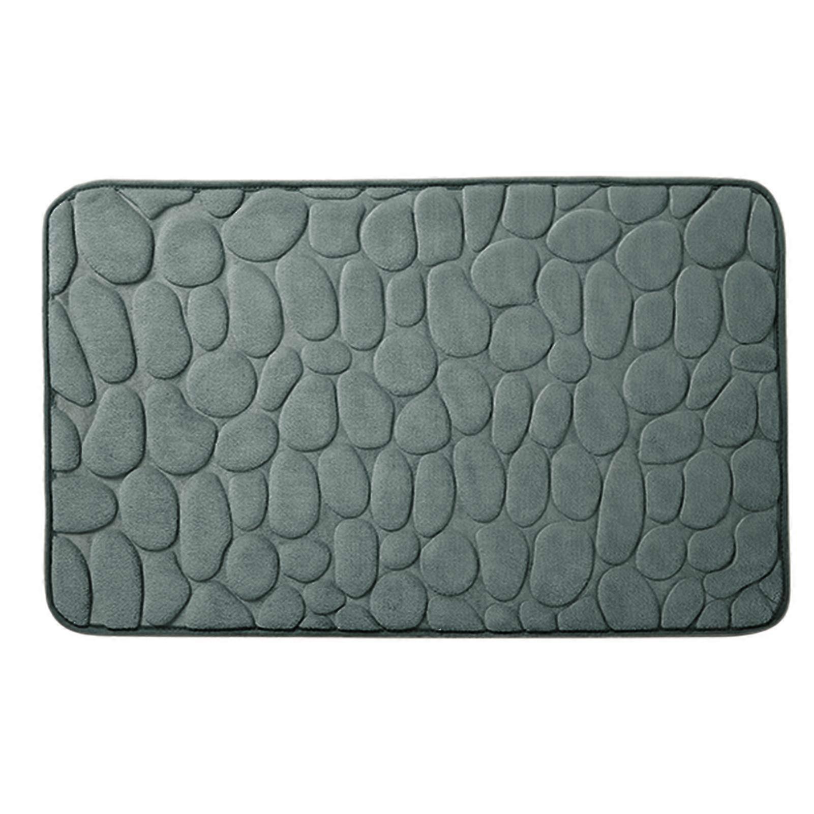 Super Soft Pebble Mat Memory Foam Carpet Absorbent Non-slip Carpet For Bathroom