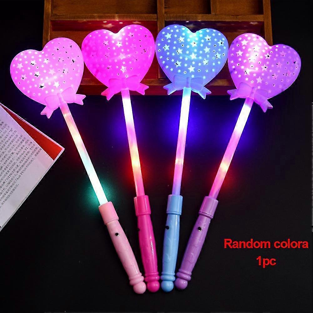 Jouet lumineux clignotant en forme de cœur à LED, éclairage de fête fantaisie