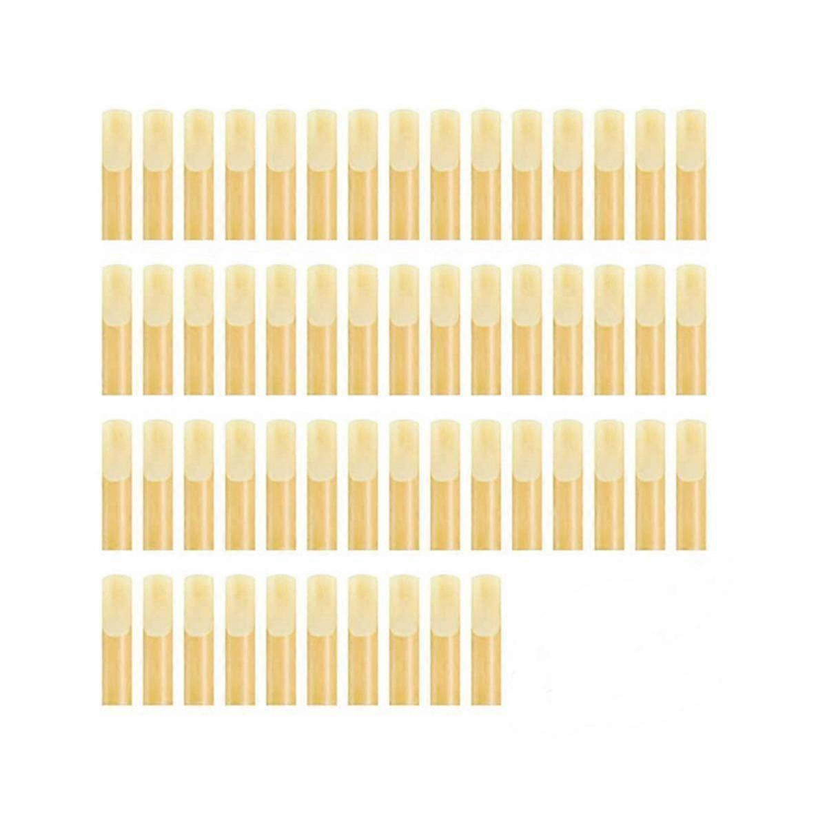 50 Pcs/alto Saxophone Reed Saxophone Reed Strength 2.5 Parts And Accessories For Woodwind Instrumen