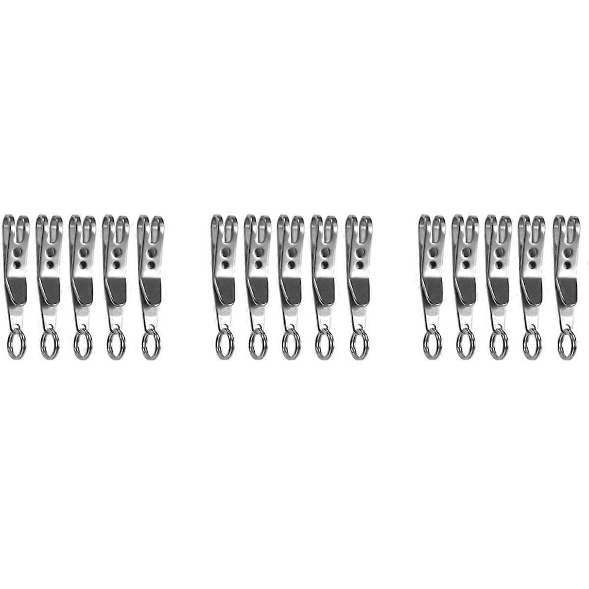 3X Multi- Clip Keychains Suspension Clip Tool with Carabiner Perfect for Hanging Tools, Flashlights