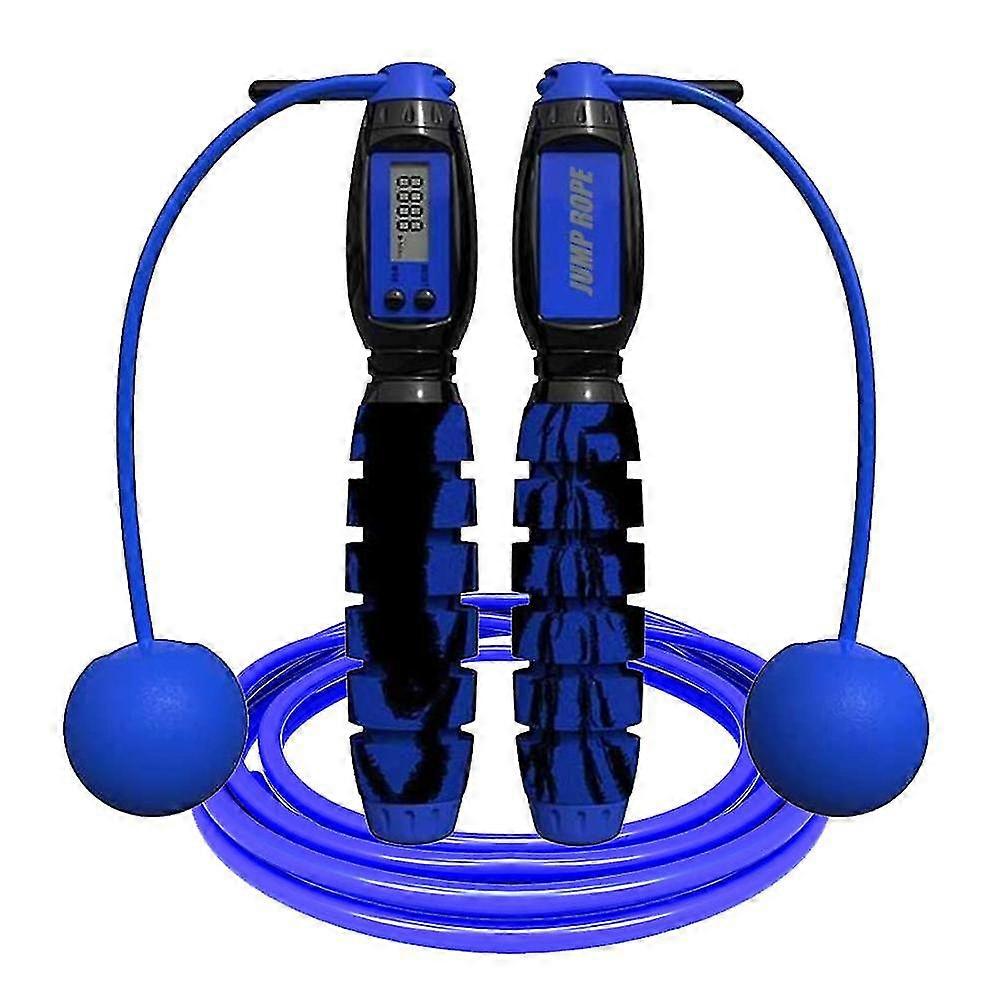 ropeless jump rope with calorie counter | adjustable, for aerobic exercise, endurance training