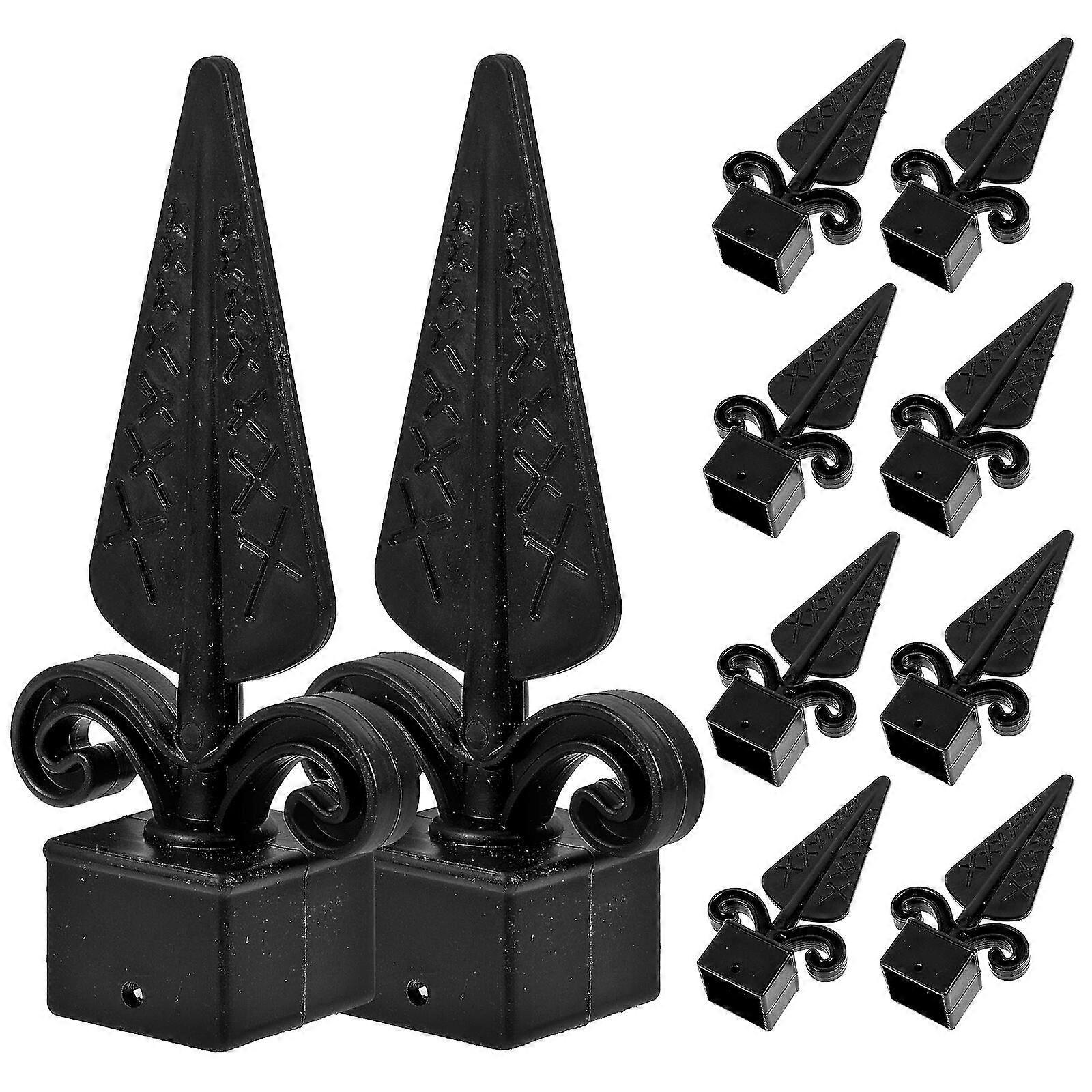 10 pezzi di tappi per pali di recinzione, tappi per pali di recinzione per esterni, coperture decorative per pali di recinzione per cortile e giardino