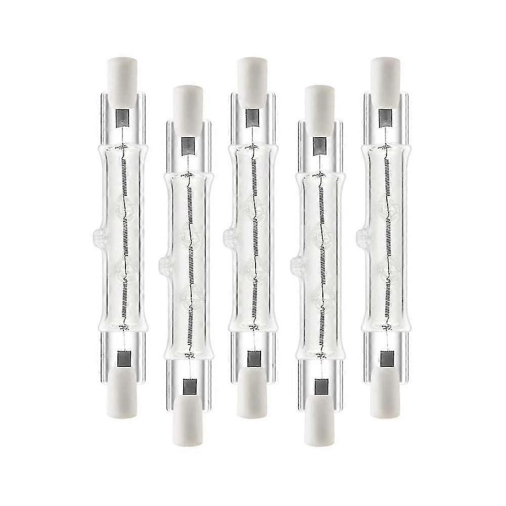 5 Pack R7s 118mm 300w 230v,r7s Halon Linear Bulb, Dimmable Halon Lamp For Construct Wo